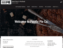 Tablet Screenshot of pacificpie.com